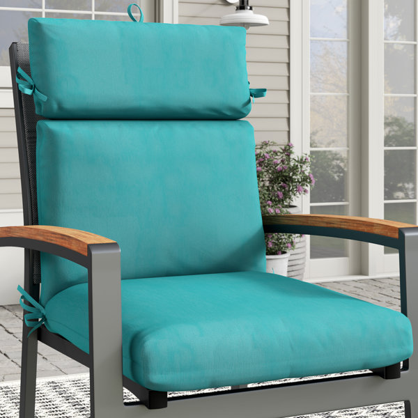 Charlton Home® Premium Patio Indoor/Outdoor Dining Chair Cushion & Reviews Wayfair